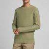 Top 10 🔥 Jack & Jones Rundhalspullover »Tons« Catawba Grape PLAITED 12193507, Blau, Hellgr&uuml;n, Grau 🥰