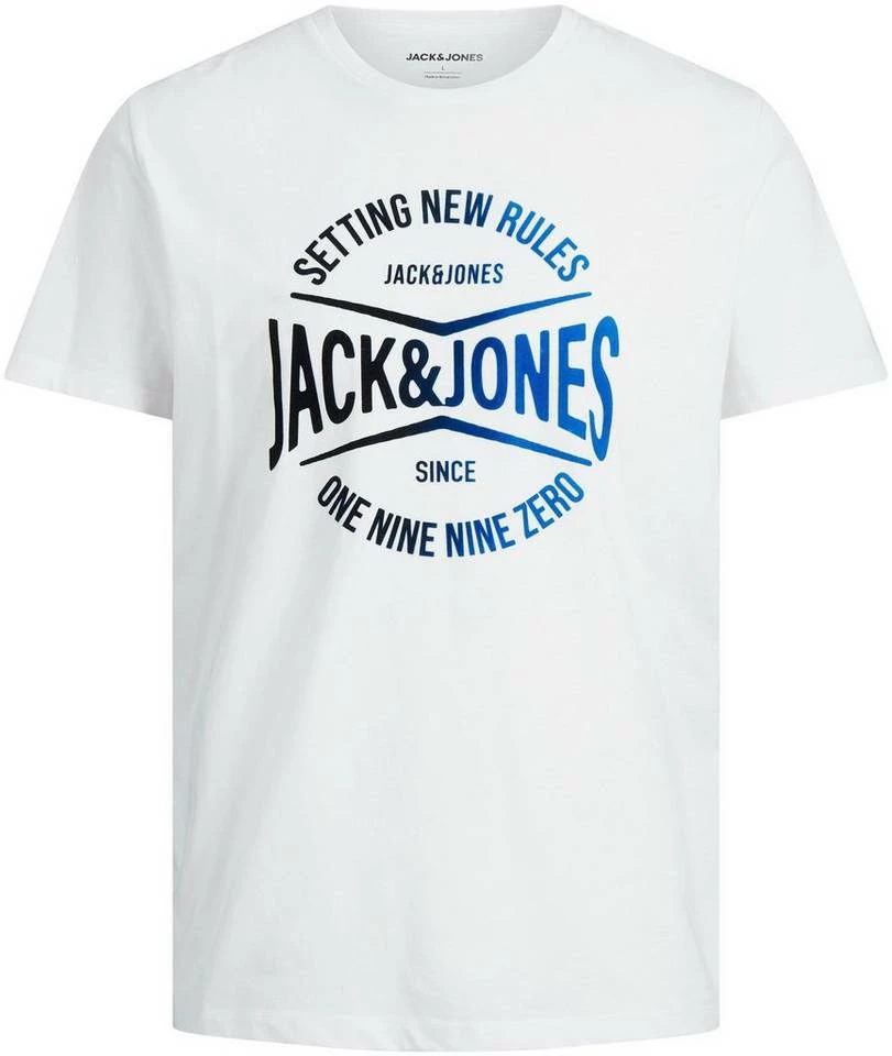 Billig ❤️ Jack & Jones T-Shirt »NICK TEE« Schwarz, Weiß, Dunkelgrün, Navy ❤️ 6 Billig ❤️ Jack & Jones T-Shirt »NICK TEE« Schwarz, Weiß, Dunkelgrün, Navy ❤️ – Bild 6