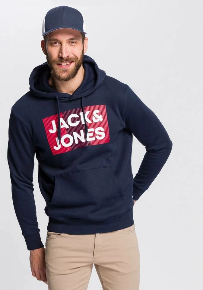 Brandneu 🥰 Jack & Jones Kapuzensweatshirt »Logo Hoodie Oldschool« Anthrazit, Dunkelblau, Weiß, Hawthorne 🥰 26 Brandneu 🥰 Jack & Jones Kapuzensweatshirt »Logo Hoodie Oldschool« Anthrazit, Dunkelblau, Weiß, Hawthorne 🥰 – Bild 26