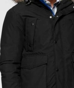 Schlussverkauf 👍 Jack & Jones Parka »JACK & JONES Herren Jacke Parka Bomberjacke Winterjacke Schwarz« 👏