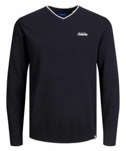 Schlussverkauf ❤️ Jack & Jones Strickpullover »Tons« Navy Blazer #ft5_slash# Cloud Dancer, Dark Grey Melange #ft5_slash# Black, Light Grey Melange #ft5_slash# Navy Blazer 👍 -Offizieller Jones-Shop 064bacc2 c3c3 423d b14d 8747b4eec8e5