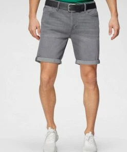 Aktion ✔️ Jack & Jones Bermudas »Rick« Blue Denim, Light Blue Denim, Black Denim, Light-blue-destroyed-Effekte ✨ -Offizieller Jones-Shop 07329014 557b 540f ba42 a2a4a5bb2ef6