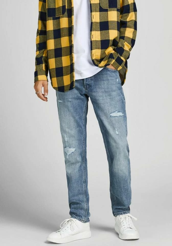 Auslauf 🧨 Jack & Jones Comfort-fit-Jeans »MIKE« Unbekannt, Hellblau, Denim-blue, Blue-denim 😉 7 Auslauf 🧨 Jack & Jones Comfort-fit-Jeans »MIKE« Unbekannt, Hellblau, Denim-blue, Blue-denim 😉 – Bild 7
