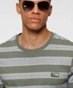 Top 10 🤩 Jack & Jones T-Shirt »FLAME TEE« Navy-gestreift, Grau-gestreift, Rot-gestreift, Gr&uuml;n-gestreift 👏 -Offizieller Jones-Shop 0dc354c1 8e76 5ff7 8aee aca79f9486ae