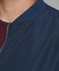 Bestpreis 🛒 Jack & Jones Bomberjacke »RUSH BOMBER« Bis Größe 6XL Navy, Schwarz 🔥 -Offizieller Jones-Shop 0de77f7f 5670 5545 aeb3 d4371fb84019