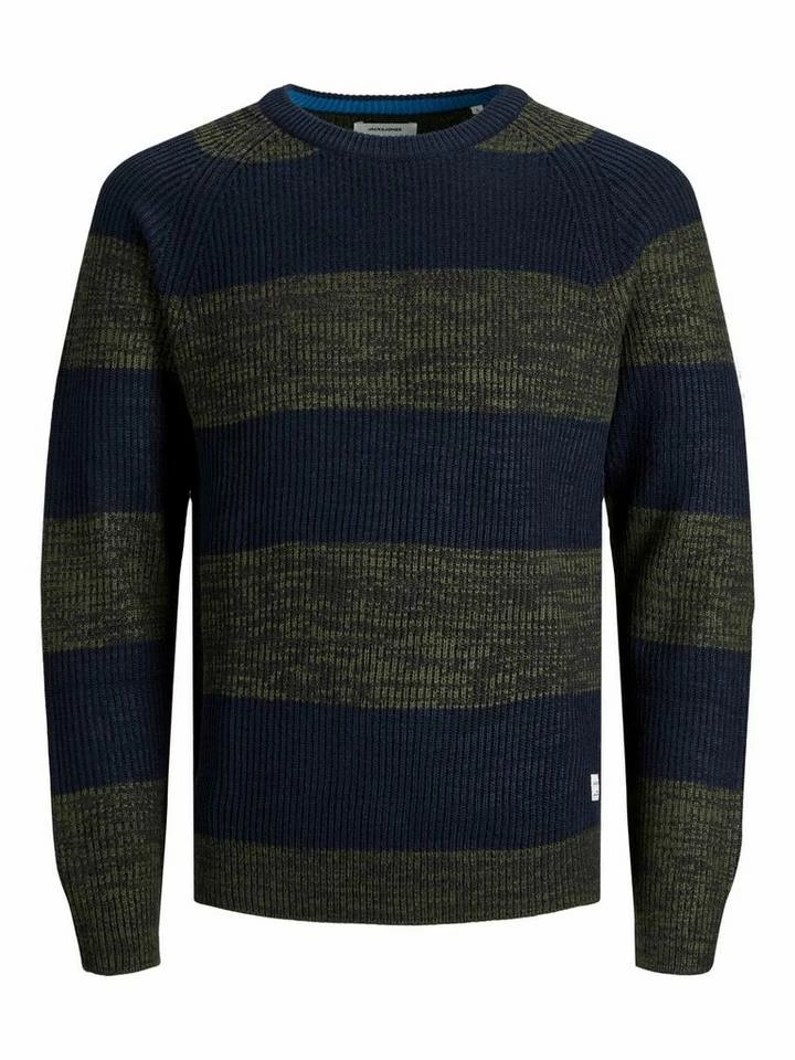 Blitzangebot 🥰 Jack & Jones Rundhalspullover »PANNEL STRIPE KNIT CREW NECK« Bordeaux, Olivgrün 👍 13 Blitzangebot 🥰 Jack & Jones Rundhalspullover »PANNEL STRIPE KNIT CREW NECK« Bordeaux, Olivgrün 👍 – Bild 13