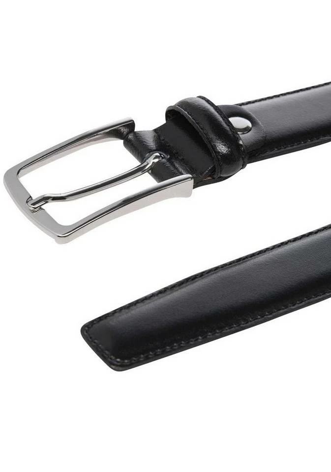 Aktion 🎉 Jack & Jones Ledergürtel Klassischer Herrengürtel leicht bombiert Cognac, Schwarz ⭐ 3 Aktion 🎉 Jack & Jones Ledergürtel Klassischer Herrengürtel leicht bombiert Cognac, Schwarz ⭐ – Bild 3