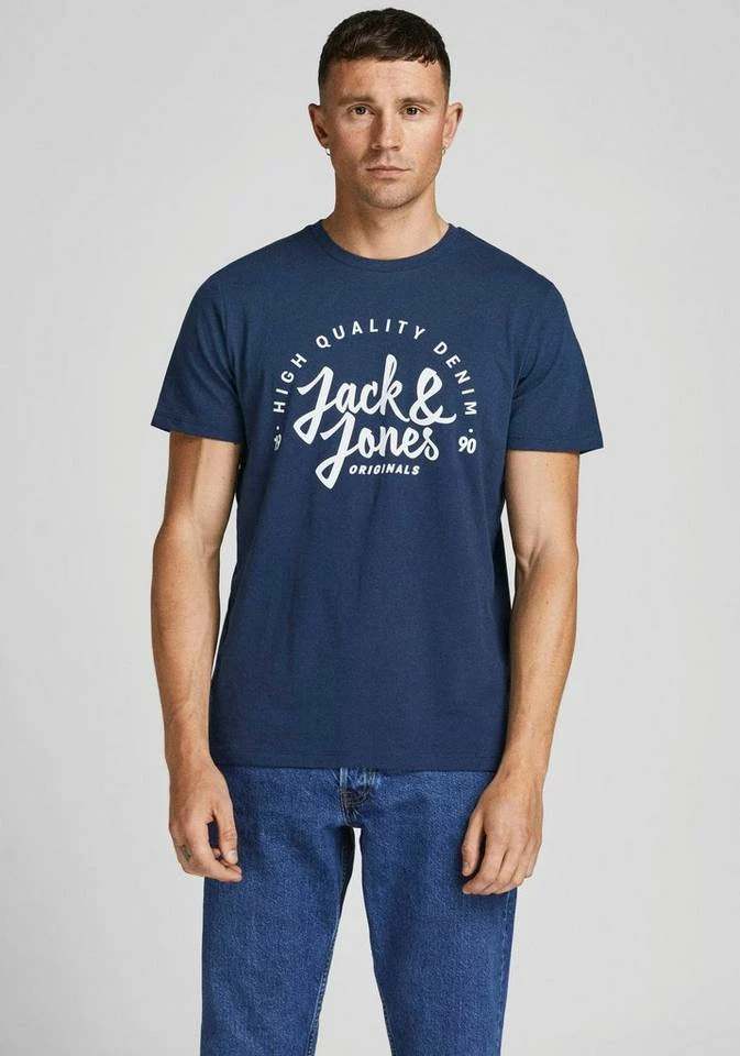 Schlussverkauf ⌛ Jack & Jones T-Shirt »KIMBEL TEE BIG CREW NECK« Navy, Olivgrün, Weiß, Hellgrau-meliert 👍 9 Schlussverkauf ⌛ Jack & Jones T-Shirt »KIMBEL TEE BIG CREW NECK« Navy, Olivgrün, Weiß, Hellgrau-meliert 👍 – Bild 9