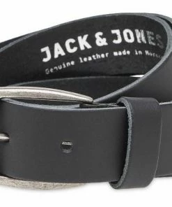 Blitzangebot ❤️ Jack & Jones Ledergürtel »3500« JACK & JONES Herren Ledergürtel JACMICHIGAN LTN Leather Belt Schwarz, Mittelbraun, Braun 💯