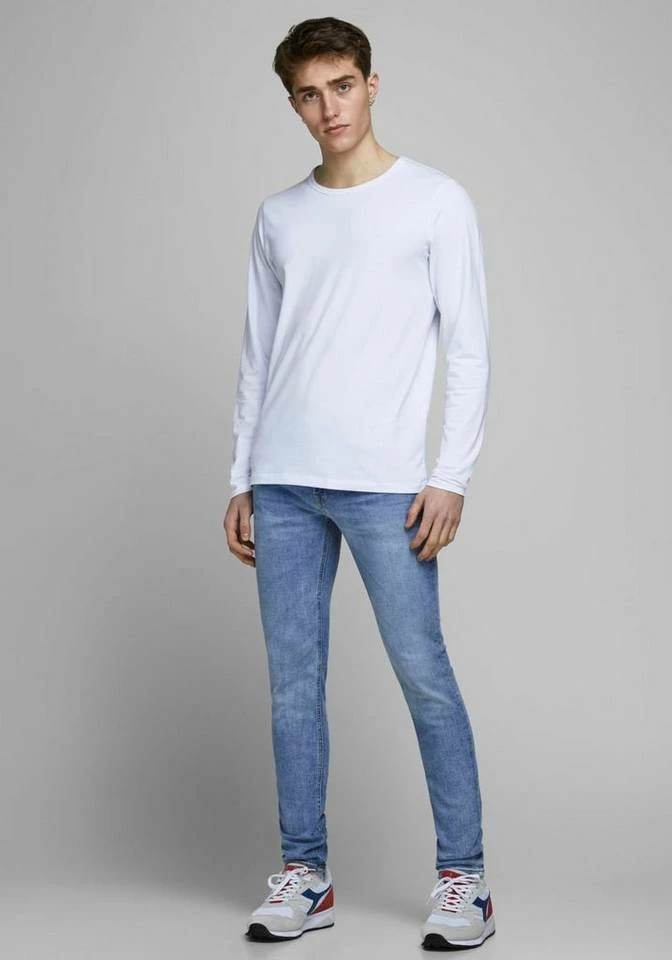 Aktion 🌟 Jack & Jones Skinny-fit-Jeans »LIAM« Grau, Schwarz, Light-blue, Darkblue 🎉 4 Aktion 🌟 Jack & Jones Skinny-fit-Jeans »LIAM« Grau, Schwarz, Light-blue, Darkblue 🎉 – Bild 4