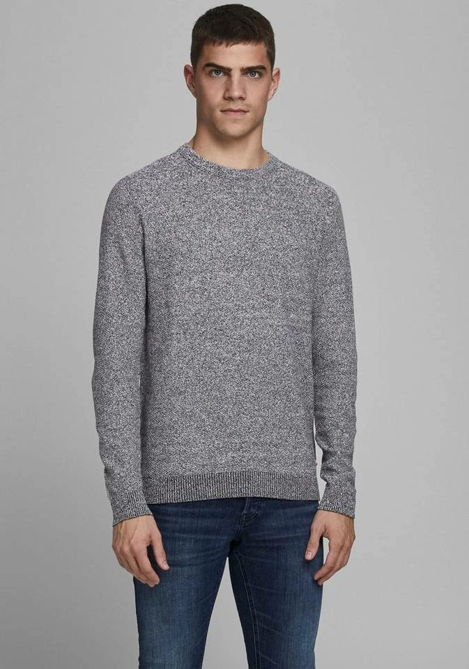 Top 10 🧨 Jack & Jones Rundhalspullover »Pullover AARON« Schwarz, Navy, Weiß, Schwarz-meliert 🧨 9 Top 10 🧨 Jack & Jones Rundhalspullover »Pullover AARON« Schwarz, Navy, Weiß, Schwarz-meliert 🧨 – Bild 9