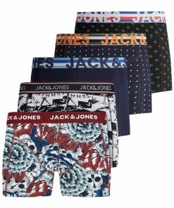 Auslauf ⌛ Jack & Jones Boxershorts »Jacvel« (5 Stück) gute Passform durch elastische Baumwollqualität Detail Mix 3, Detail Mix 2, Detail Mix 1 ⌛ -Offizieller Jones-Shop 186ffc49 79ff 563e 93ad efabef3b25b5
