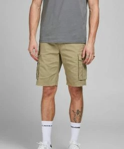 Bestes Angebot ❤️ Jack & Jones Cargoshorts »ZACK CARGO SHORTS« Navy, Beige, Schwarz, Olivgrün 🌟 -Offizieller Jones-Shop 191b44f6 8ec7 56b9 ba9c 06f70a1d0ed0