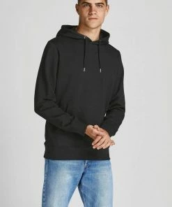 Aktion ❤️ Jack & Jones Kapuzensweatshirt »ORGANIC BASIC SWEAT HOOD« Lila, Helloliv, Dunkelgrau, Navy 🧨