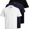 Neu ❤️ Jack & Jones Poloshirt »BASIC POLO« (Packung, 3-tlg., 3er-Pack) 👍