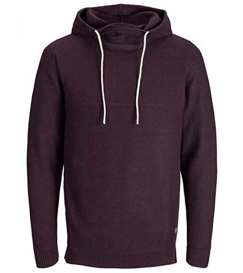 Rabatt ⭐ Jack & Jones Rundhalspullover »JACK & JONES Herren Strick-Hoodie Winter-Pullover Reris Knit Hood Pulli Bordeaux« 🔔 1 Rabatt ⭐ Jack & Jones Rundhalspullover »JACK & JONES Herren Strick-Hoodie Winter-Pullover Reris Knit Hood Pulli Bordeaux« 🔔