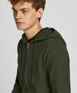 Großhandel 🎉 Jack & Jones Kapuzenstrickjacke »HILL KNIT CARDIGAN« Schwarz, Olivgrün, Navy, Dunkelgrau 🔥 -Offizieller Jones-Shop 1d07357d ecd2 54f6 8d49 1e6995651111