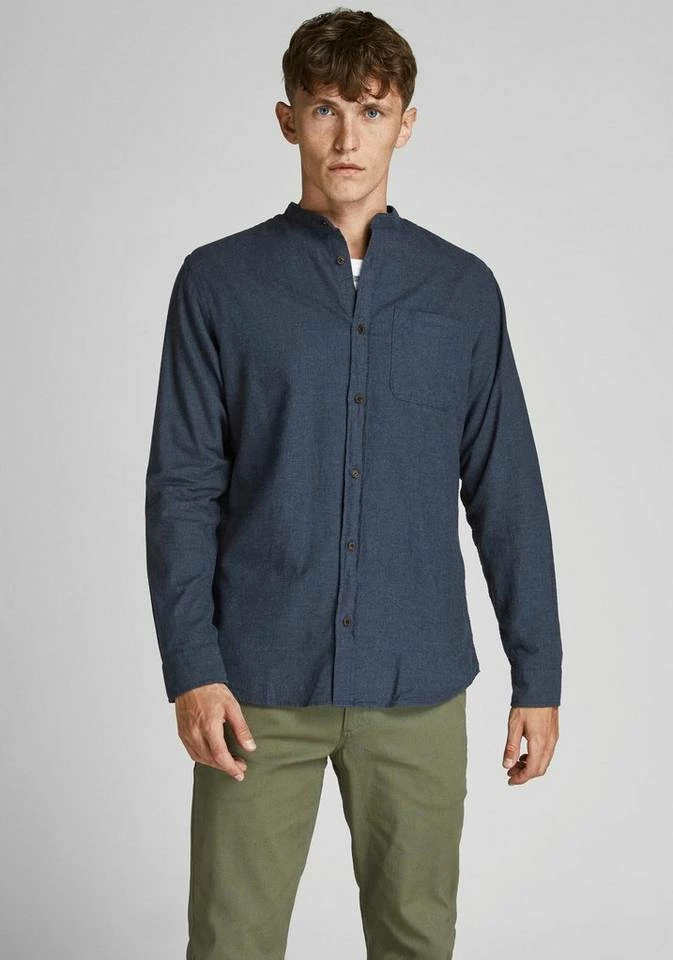 Blitzangebot 🌟 Jack & Jones Langarmhemd »BAND HEATHER 👚 SHIRT« Khaki, Olivgrün, Navy, Dunkelgrau-meliert 👏 10 Blitzangebot 🌟 Jack & Jones Langarmhemd »BAND HEATHER 👚 SHIRT« Khaki, Olivgrün, Navy, Dunkelgrau-meliert 👏 – Bild 10