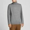 Billig 😉 Jack & Jones Rollkragenpullover »MARK MERINO ROLL NECK« Grau-meliert, Schwarz 🥰