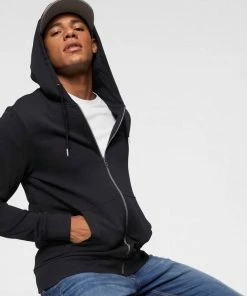Auslauf 🎁 Jack & Jones Kapuzensweatjacke »SOFT BASIC SWEAT ZIP HOOD« Altrosa, Wei&szlig;, Forest Night, Schwarz 🧨 -Offizieller Jones-Shop 1f6e33af ffba 5c2c b5b8 fa5595d6d1bd