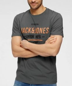 Großhandel ✔️ Jack & Jones T-Shirt »HERRO TEE« Schwarz, Golden Orange REG 12188711, Hellgrau-meliert, Weiß 🌟 -Offizieller Jones-Shop 200eadea 9aab 545b aaa1 2b5ee160fa0d