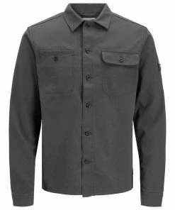 Brandneu 🧨 Jack & Jones Flanellhemd »BEN CLASSIC OVERSHIRT« Olivgr&uuml;n, Black 12192533, Altwei&szlig;, Asphalt 12192533 🔥 -Offizieller Jones-Shop 215e21c9 6574 571d 9a11 0fab87fd1219