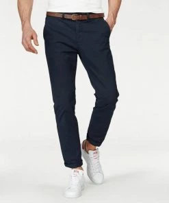 Großhandel 💯 Jack & Jones Chinohose »CODY SPENCER« (Set, 2-tlg., mit Gürtel) Dunkelgrau, Navy, Schwarz 👏