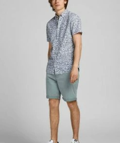 Beste Bewertungen von 😀 Jack & Jones Chinoshorts »FRED CHINO SHORTS« Olivgr&uuml;n, Navy, Schwarz, Grau ✔️ -Offizieller Jones-Shop 22a24376 e87f 57b2 990f 5f02a6b3063b