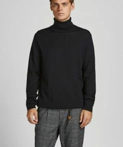 Billig 😉 Jack & Jones Rollkragenpullover »MARK MERINO ROLL NECK« Grau-meliert, Schwarz 🥰 -Offizieller Jones-Shop 22e1468d 9577 5510 947e 1080be1439af