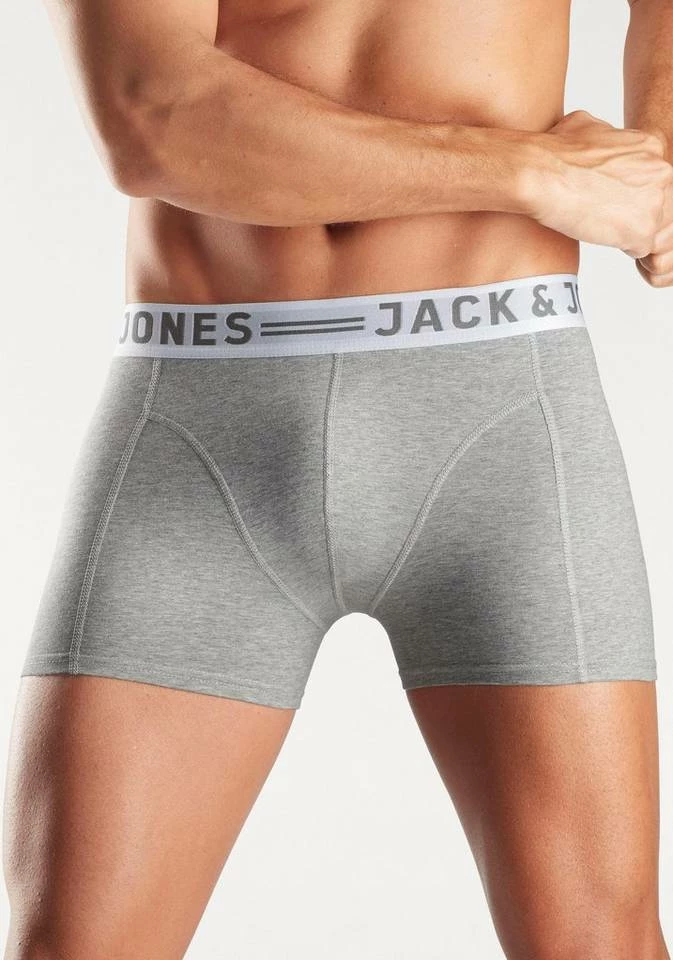 Neu ✨ Jack & Jones Boxer »Sense Trunks« (3 Stück) Schwarz | weiß | grau-meliert, White, Black, Schwarz 🥰 4 Neu ✨ Jack & Jones Boxer »Sense Trunks« (3 Stück) Schwarz | weiß | grau-meliert, White, Black, Schwarz 🥰 – Bild 4