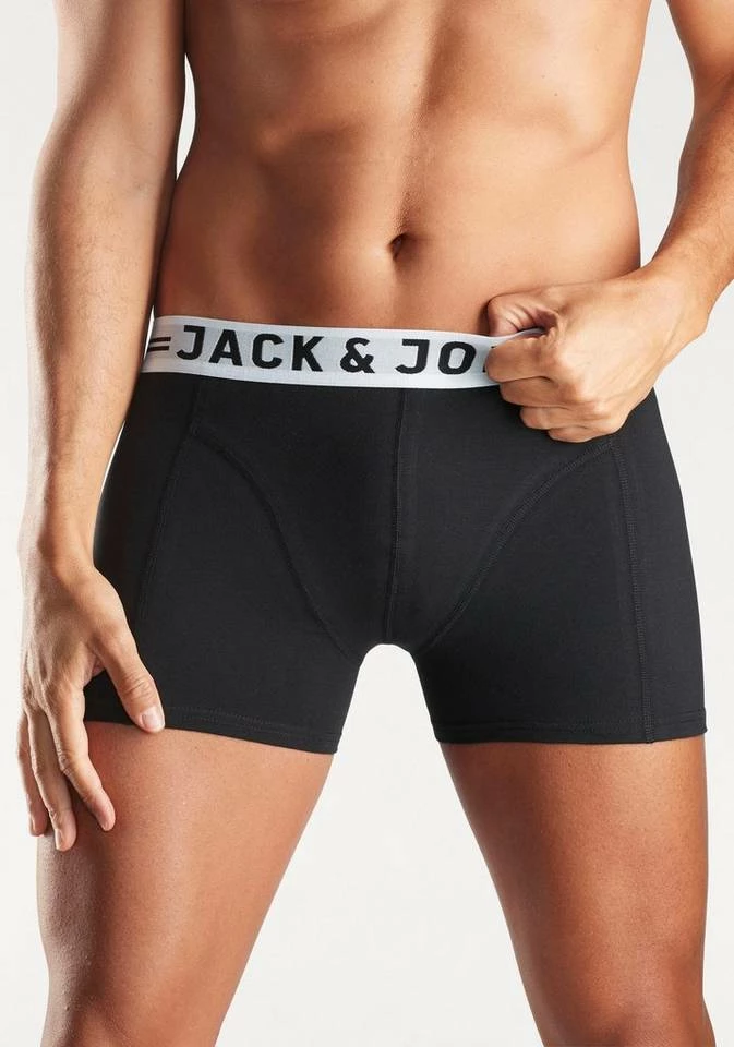 Neu ✨ Jack & Jones Boxer »Sense Trunks« (3 Stück) Schwarz | weiß | grau-meliert, White, Black, Schwarz 🥰 2 Neu ✨ Jack & Jones Boxer »Sense Trunks« (3 Stück) Schwarz | weiß | grau-meliert, White, Black, Schwarz 🥰 – Bild 2