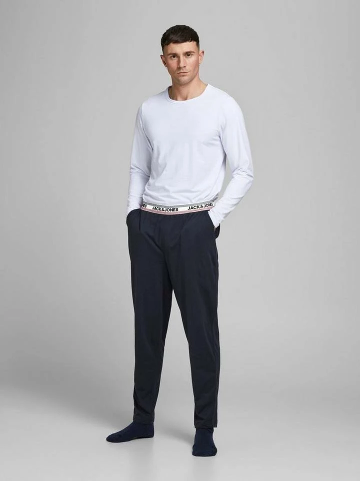 Angebote 🔥 Jack & Jones Pyjama »Pyjamahose JONES« (1 tlg) mit elastischem Bund Dark Navy, Light Grey Melange 😍 3 Angebote 🔥 Jack & Jones Pyjama »Pyjamahose JONES« (1 tlg) mit elastischem Bund Dark Navy, Light Grey Melange 😍 – Bild 3