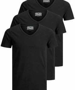 Billig 🧨 Jack & Jones T-Shirt »Basic V-Neck« (3-tlg., 3er Pack) etwas länger geschnitten, nicht zu kurz Mix 3 (GR#ft5_slash#BLU#ft5_slash#BL), MIX 5(WH#ft5_slash#WH#ft5_slash#BL), Grau, Blau ✨ -Offizieller Jones-Shop 24be0622 441c 5c6a bff8 16af6f237a41