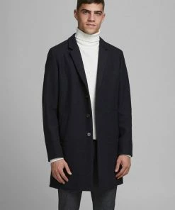 Angebote ✔️ Jack & Jones Wollmantel »JJEMOULDER« (1-tlg) Greige, Dark navy, Dark Grey 🛒