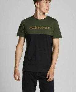 Angebote 🔥 Jack & Jones T-Shirt »BLOCKING TEE« Navy-lila, Orange-schwarz, Dunkelgr&uuml;n-schwarz, Wei&szlig; ⭐ -Offizieller Jones-Shop 264776db 339c 55b8 ab06 016559e85721