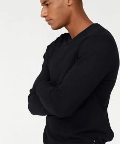 Am billigsten 😉 Jack & Jones V-Ausschnitt-Pullover »JJEBASIC KNIT V-NECK« Navy Blazer Jet, Dark Grey Melange, Black, Navy Blazer 🎉 -Offizieller Jones-Shop 26858468