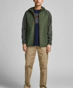 Angebote ✨ Jack & Jones Steppjacke »MULTI QUILTED JACKET« Grau, Schwarz, Navy, Olivgrün 💯