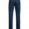 Angebote 🤩 Jack & Jones Regular-fit-Jeans »Clark« Blue-denim, Denim-blue 🌟