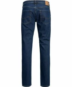 Angebote 🤩 Jack & Jones Regular-fit-Jeans »Clark« Blue-denim, Denim-blue 🌟