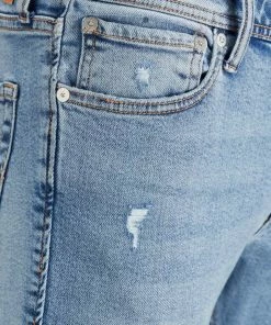 Besorgen 🎁 Jack & Jones Slim-fit-Jeans »GLENN ORIGINAL« Mid-blue-destroyed-Effekte, Light-blue-destroyed-Effekte, Unbekannt, Blue-denim ⌛ -Offizieller Jones-Shop 27e5b46c ced5 5676 9574 0e4db30140f9