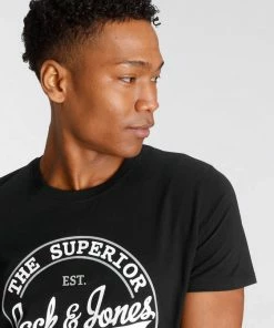 Beste Bewertungen von ⭐ Jack & Jones T-Shirt »BRAT TEE« mit Logoprint Schwarz, Beige, Graublau, Navy 🛒 -Offizieller Jones-Shop 28cc8a86 d4c8 5b06 85c5 591b4428489c