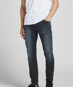 Auslauf ⭐ Jack & Jones Slim-fit-Jeans »GLENN ORIGINAL« Light-blue-used, Dark-blue-used 🤩