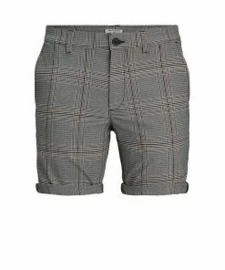 Blitzangebot 👏 Jack & Jones Chinoshorts »CONNOR« (1-tlg) Navy Blazer, Black Yellow Check, Grey Melange 🌟 -Offizieller Jones-Shop 2977d25d 3258 425f ba40 e5799770c963