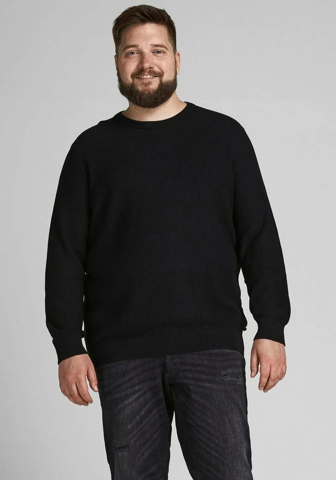 Rabatt 🔔 Jack & Jones Rundhalspullover »ARON« Bis Größe 6XL Schwarz, Offwhite, Bordeaux 🛒 9 Rabatt 🔔 Jack & Jones Rundhalspullover »ARON« Bis Größe 6XL Schwarz, Offwhite, Bordeaux 🛒 – Bild 9