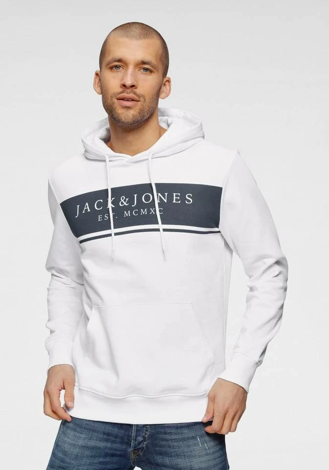 Besorgen 🌟 Jack & Jones Kapuzensweatshirt Dunkelgrau-meliert, Navy, Tanne, Weiß 🛒 8 Besorgen 🌟 Jack & Jones Kapuzensweatshirt Dunkelgrau-meliert, Navy, Tanne, Weiß 🛒 – Bild 8