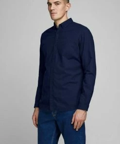 Am billigsten 🧨 Jack & Jones Langarmhemd Weiß, Navy 😉 -Offizieller Jones-Shop 2cc98d75 ea4f 5d5d 8a13 9c4e5f84937a