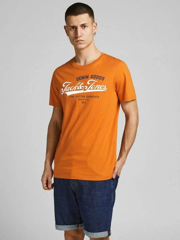 Auslauf 👏 Jack & Jones T-Shirt »LOGO TEE 2 COL« (1-tlg) Hawaiian Sunset, Offwhite, True Red, Navy 🌟 10 Auslauf 👏 Jack & Jones T-Shirt »LOGO TEE 2 COL« (1-tlg) Hawaiian Sunset, Offwhite, True Red, Navy 🌟 – Bild 10