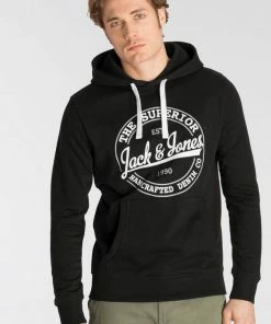 Coupon 😍 Jack & Jones Kapuzensweatshirt »BRAT SWEAT HOOD« Hellblau, Navy, Shell Coral 12201406, Hellgrau-meliert 😉 -Offizieller Jones-Shop 2e308c91 7592 5985 b0a7 7216ab56aef8