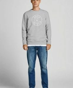Bester Verkauf 🔔 Jack & Jones Sweatshirt »MISARI SWEAT CREW NECK« Hellgrau-meliert, Navy 🌟 12 Bester Verkauf 🔔 Jack & Jones Sweatshirt »MISARI SWEAT CREW NECK« Hellgrau-meliert, Navy 🌟 -Offizieller Jones-Shop 2fa28bf6 42af 516d 89b2 fcb93aa4b81f