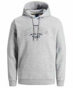 Aktion ⌛ Jack & Jones Kapuzensweatshirt »Große Größen Hoodie hellgrau melange JORSURFACE Stickerei Jack&Jones« 👍 -Offizieller Jones-Shop 2ff7b345 576a 560f 9b33 6238c5dc368c